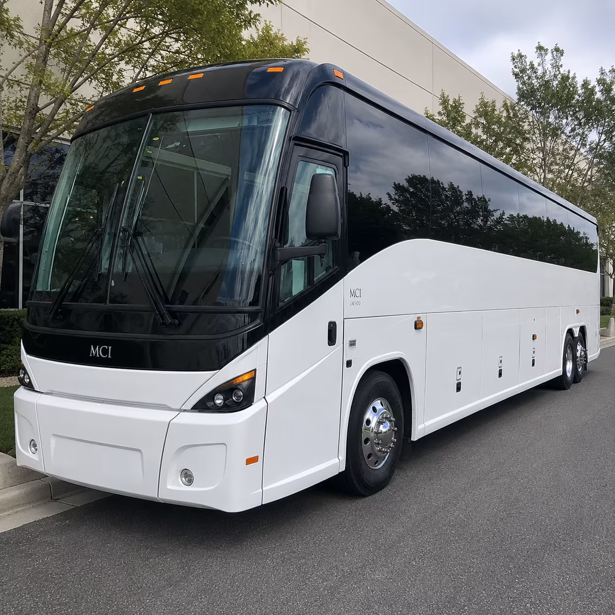 salem charter bus rental exterior