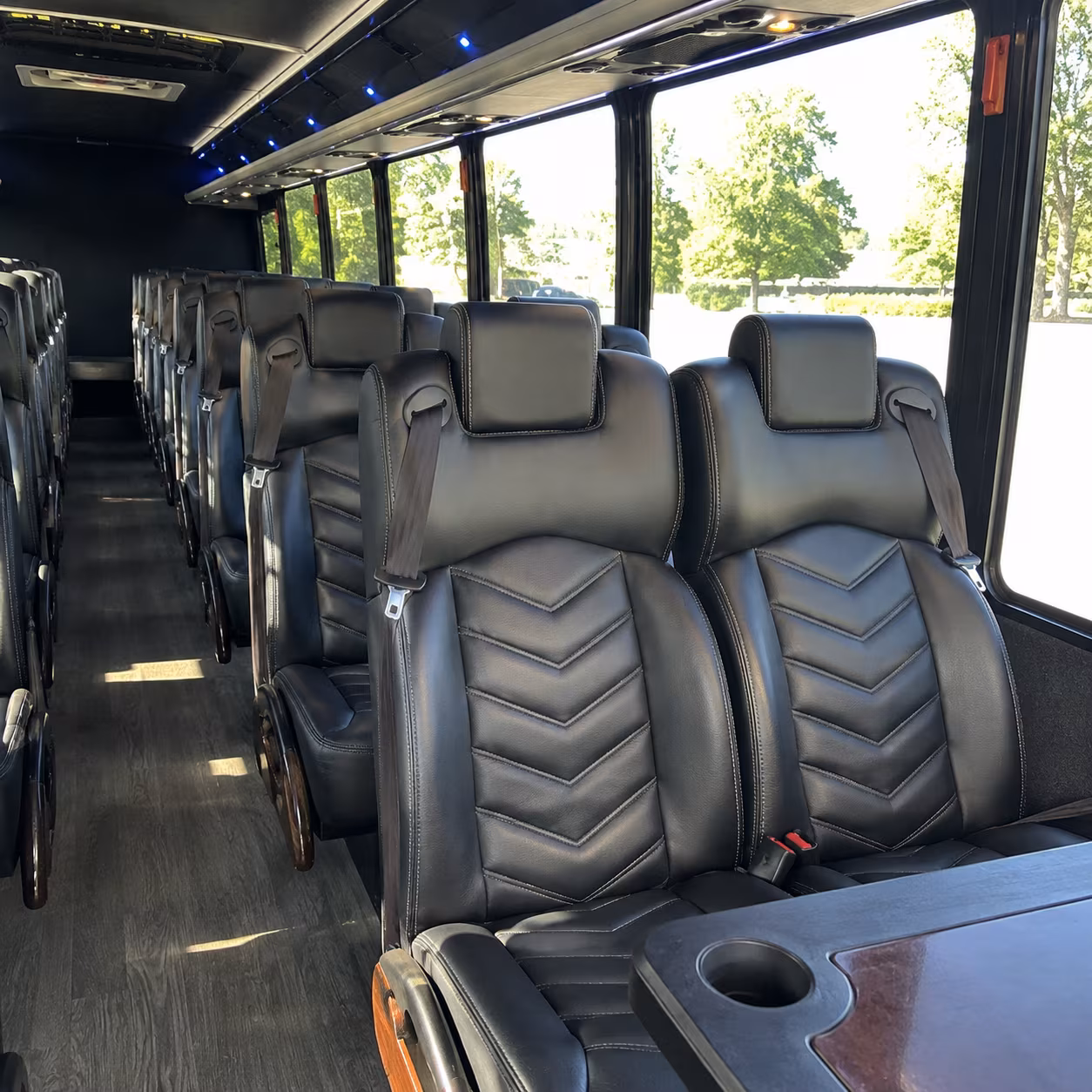 salem private event transportation onboard seating